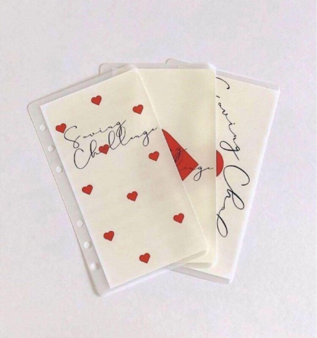 Saving リフィル A6 オーダー商品 田中茶々♡ アクリルバインダー saving バインダー貯金 A6 リフィル 家計簿