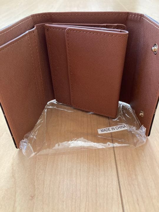 がま口 折り財布 モノグラム柄 デイリーラシット 新品未使用