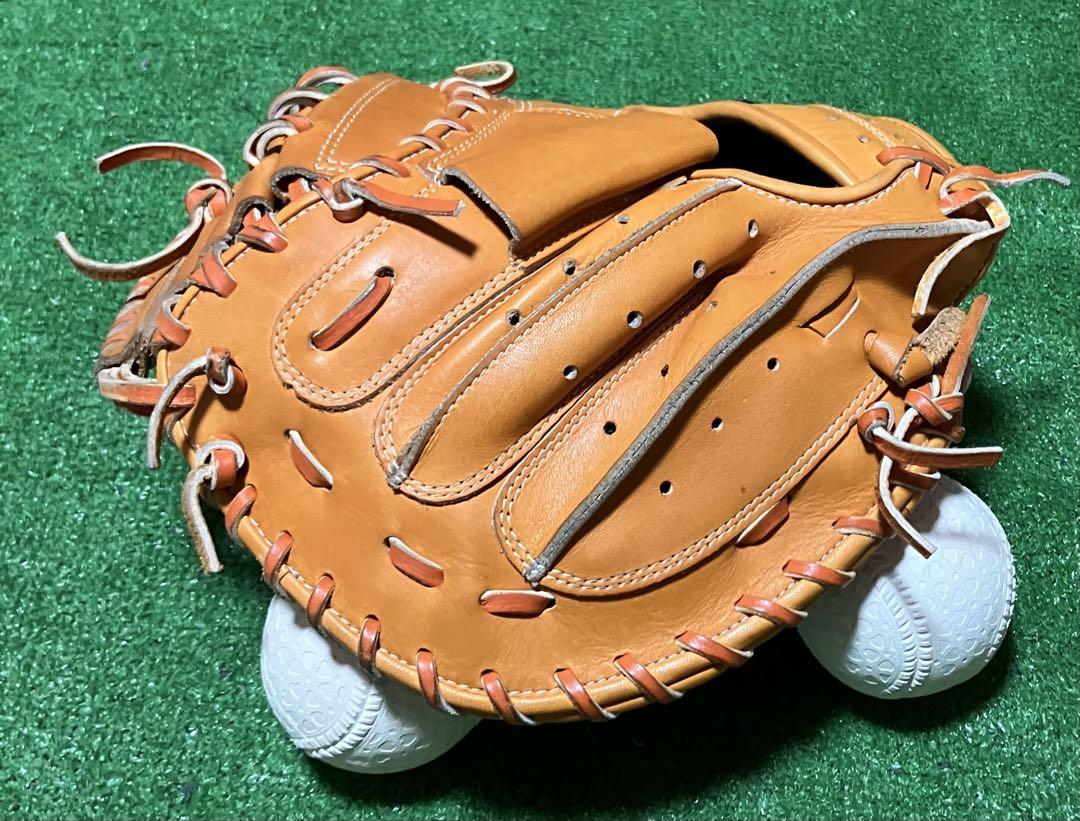 軟式 少年野球 キャッチャーミット ゼット ZETT ネオステイタス オレンジ