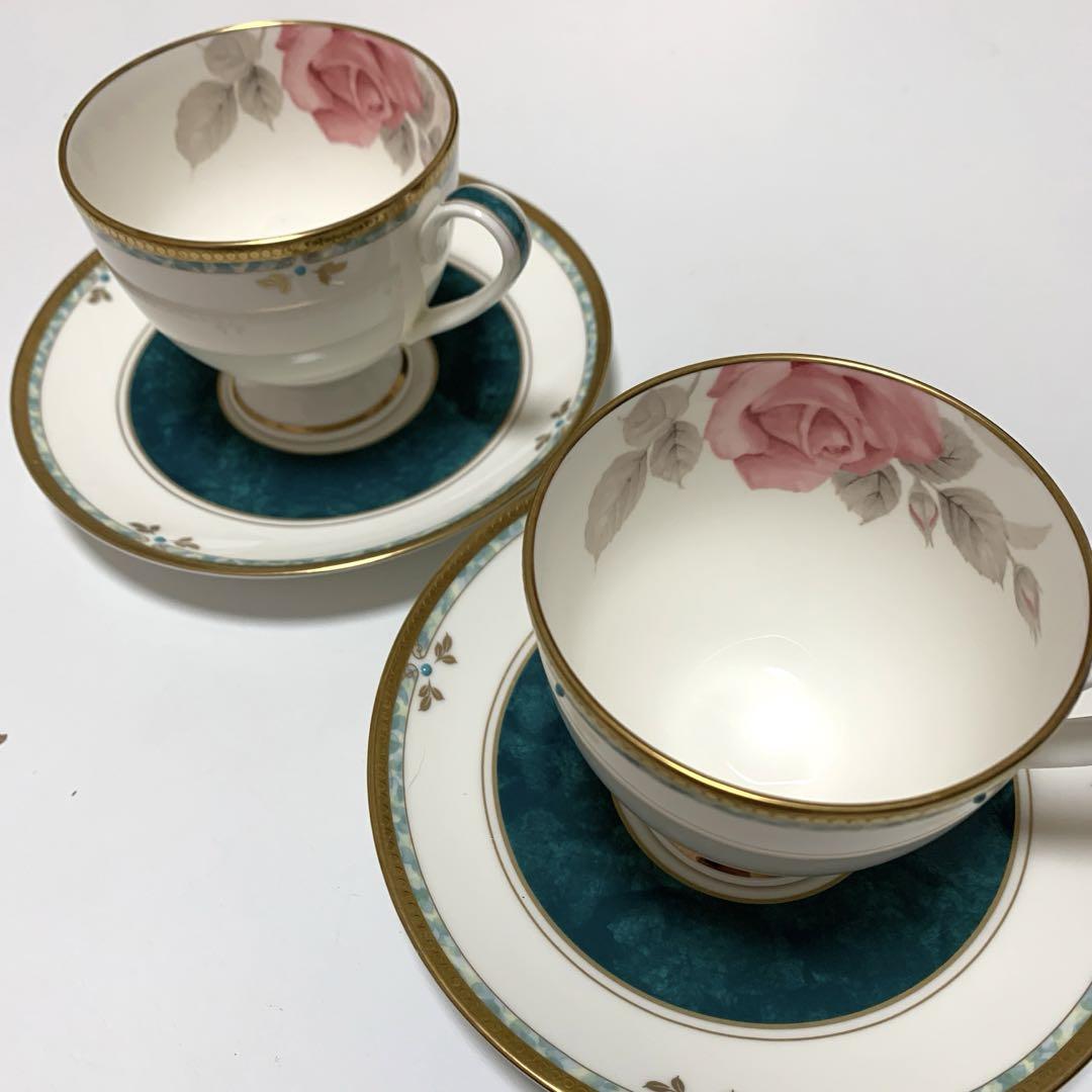 コーヒーカップ&ソーサーローラアシュレイ ノリタケウェッジウッド