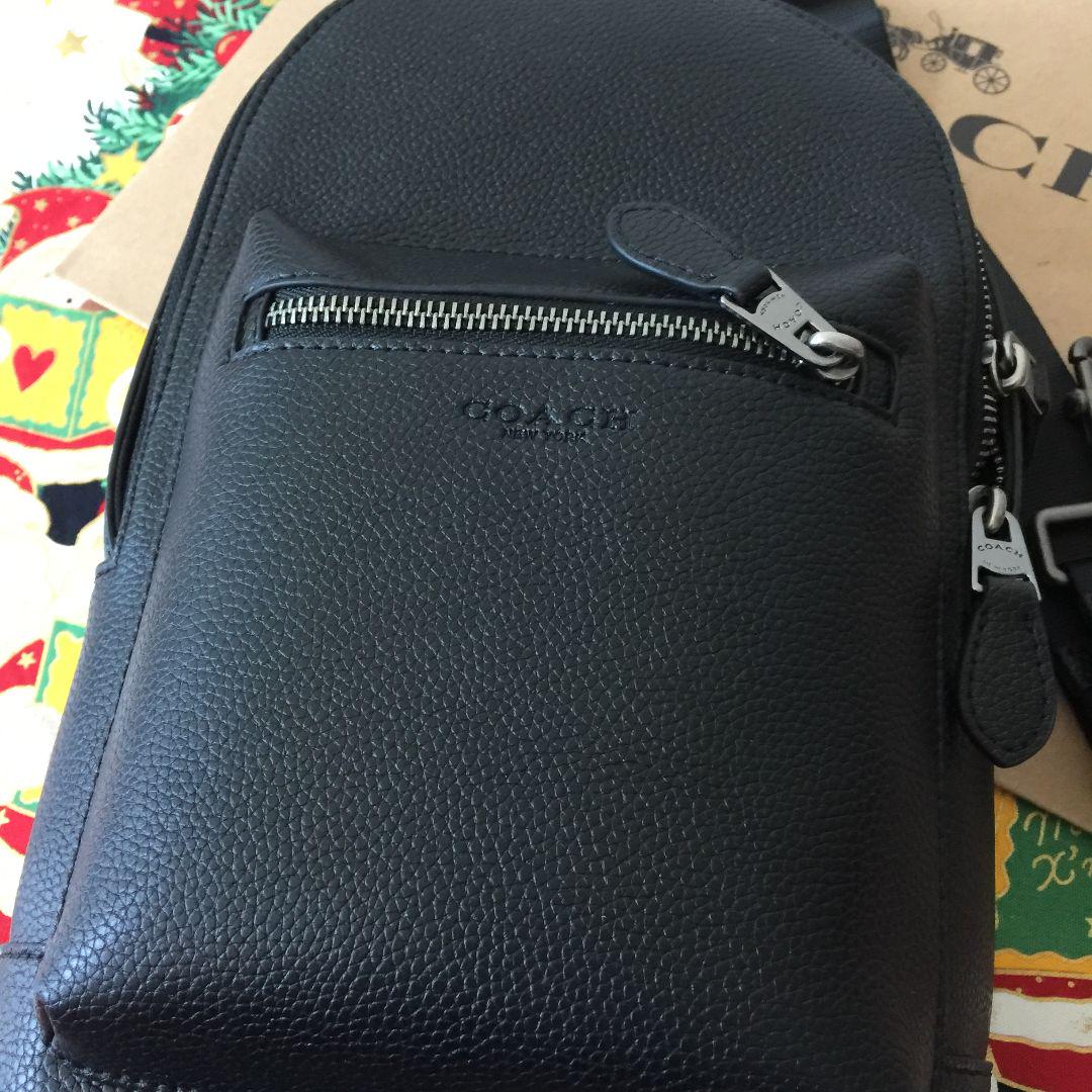 コーチ メンズバッグ C2540 ブラック ボディーバッグ ショルダーバッグ コーチ メンズバッグ C2540 ブラック ボディーバッグ ショルダー