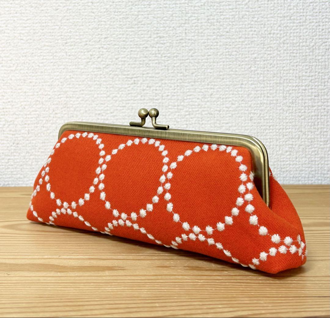 新作✨ スクエアがま口　fun × dop tambourine ミナペルホネン flower beads cuddle purse - minä perhonen