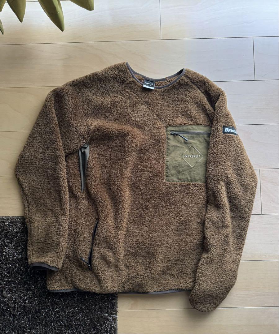 F.C.R.B. SHERPA FLEECE CREWNECK TOPブリストル
