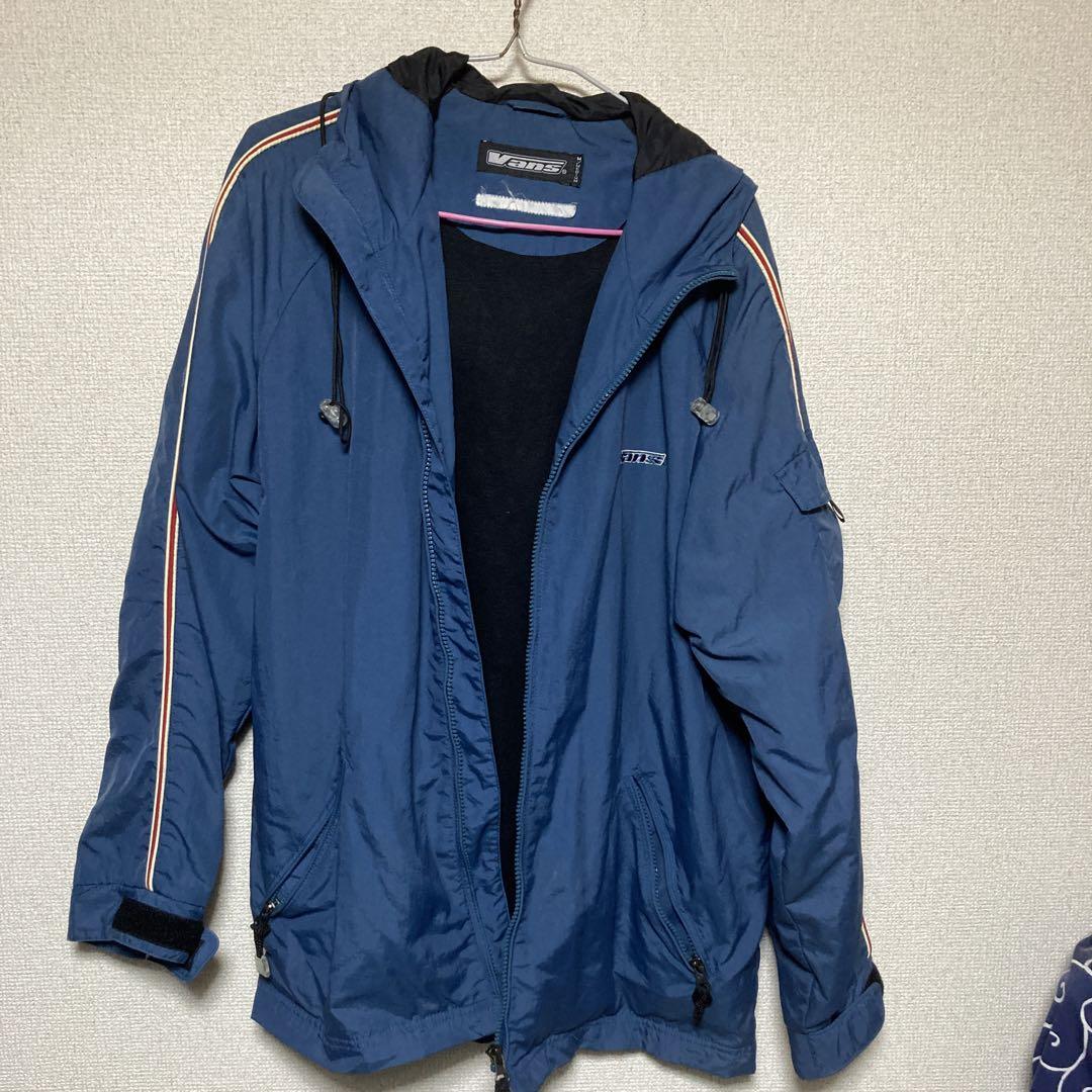 90s VANSスノボライン？裏地付きフリースパーカー　アウター