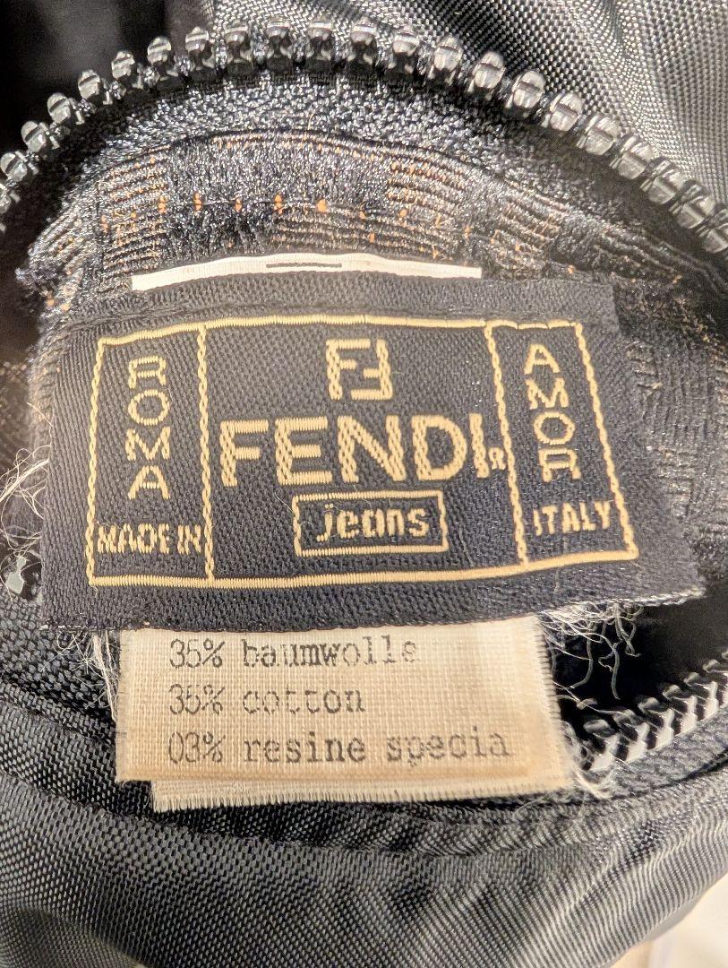 FENDI ナイロン ズッカ柄 リバーシブル ジャケット 【スライダー