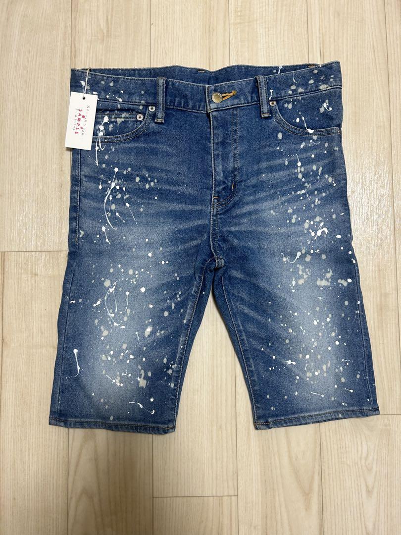 新品タグ付き NOVE ノーヴェ ショートパンツ ペイント加工
