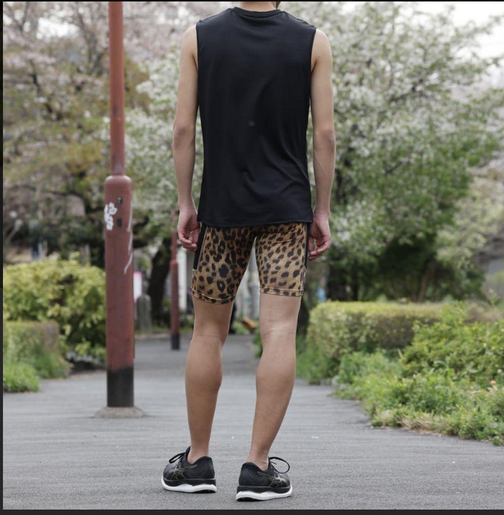 【美品】EldoresoエルドレッソCheptegei spats ハーフタイツ