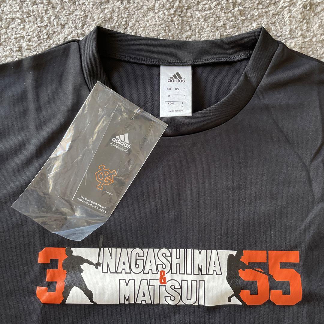 長嶋茂雄＆松井秀喜 限定販売Tシャツ アディダスTシャツ 読売
