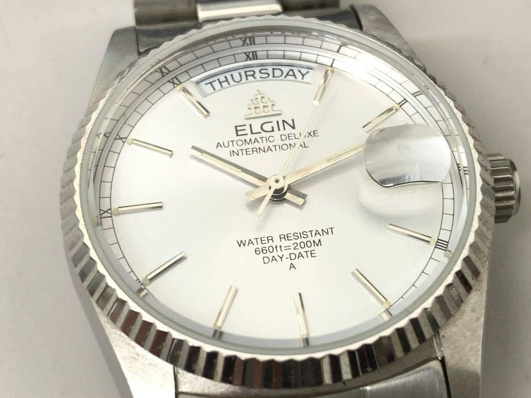 ELGIN/エルジン FK-530-Aデイデイト 自動巻き時計