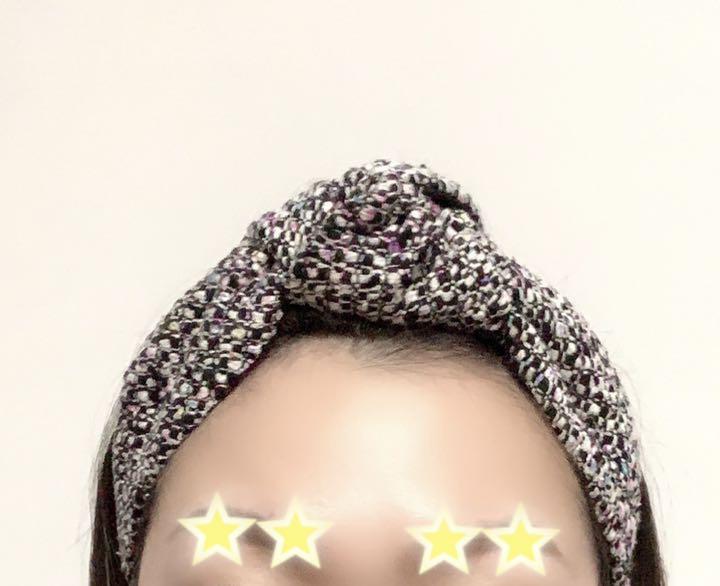 【使用1回】Jennifer Ouelletteツィードカチューシャ 使用1回】Jennifer Ouelletteツィードカチューシャ