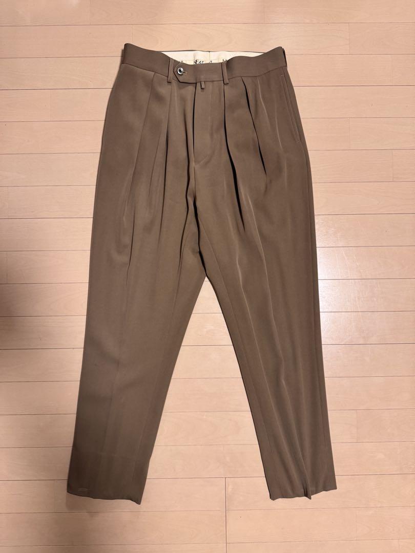 パンツ NEAT Wool High density Gabardine Tapered