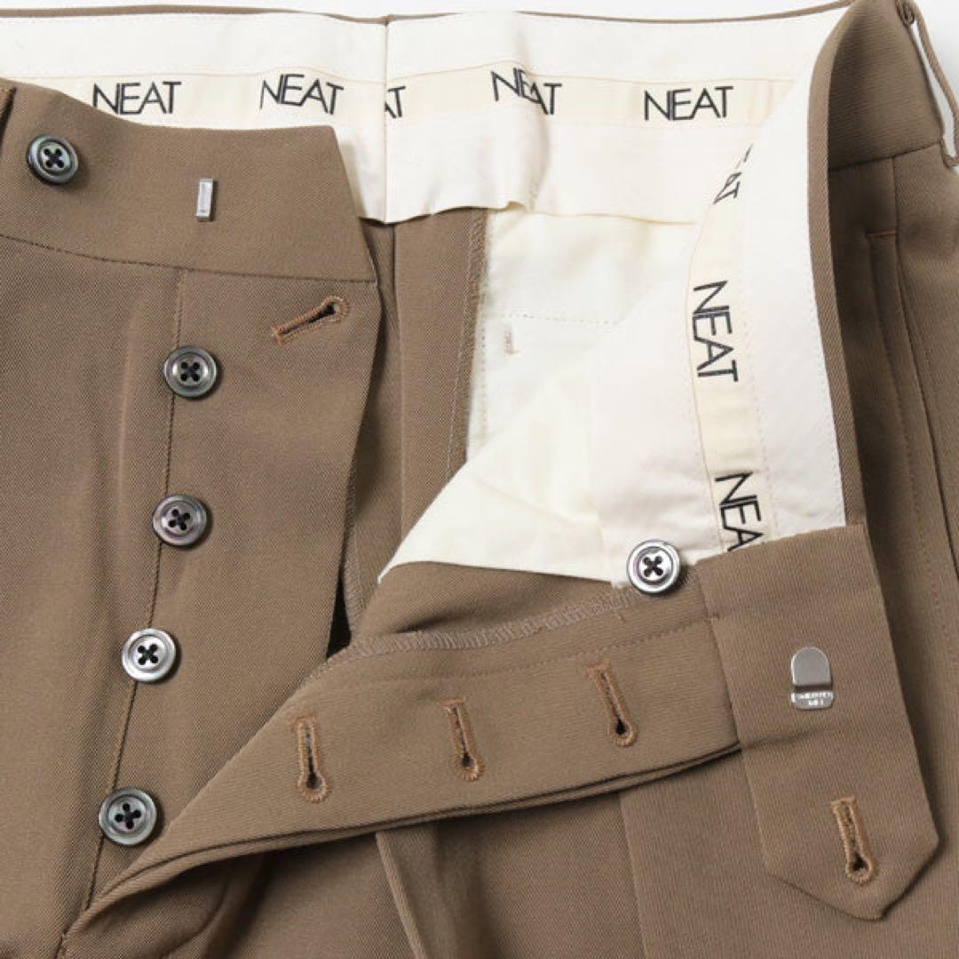 パンツ NEAT Wool High density Gabardine Tapered