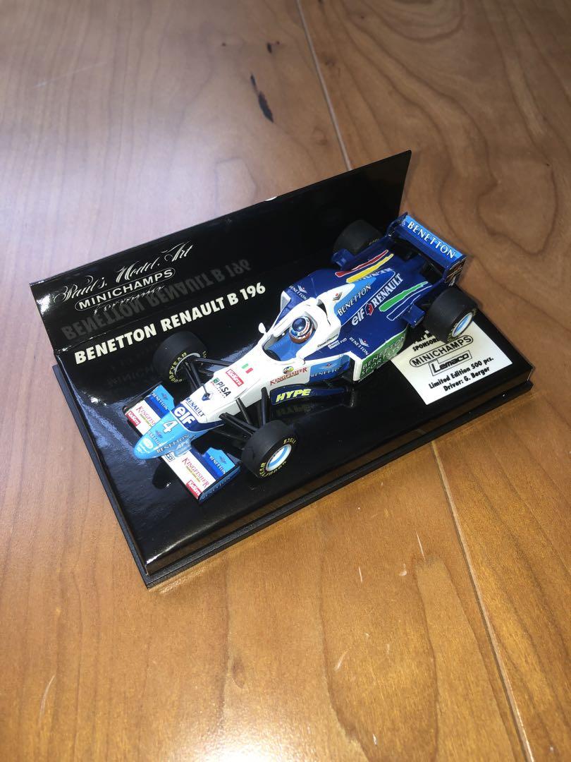 ミニチャンプスF1 ベネトンB196 代理店バージョン　8種コンプリート