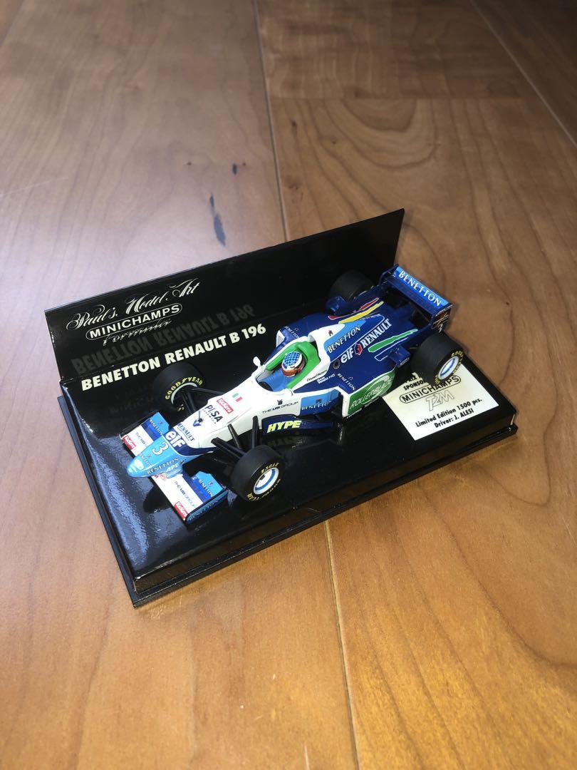 ミニチャンプスF1 ベネトンB196 代理店バージョン　8種コンプリート