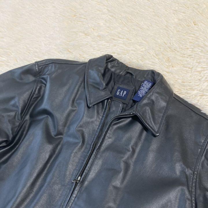 お気に入り 【極美品】オールドギャップ 90s シングルライダース トップゲーム オールドギャップ GAP OLD レザージャケット 本革良品 ライダース 90s レザージャケット