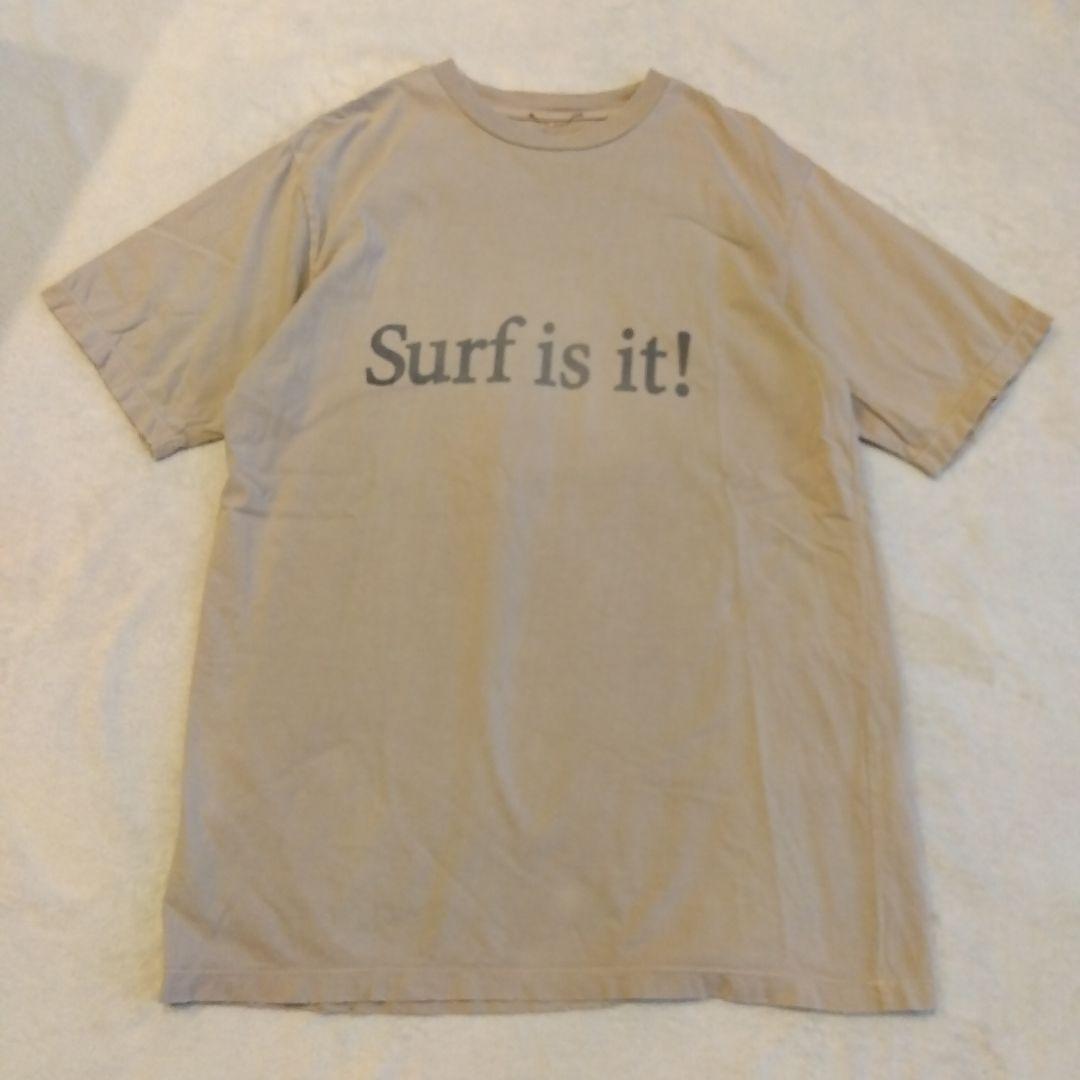 Deuxieme Classe プリント Tシャツ surf ベージュ