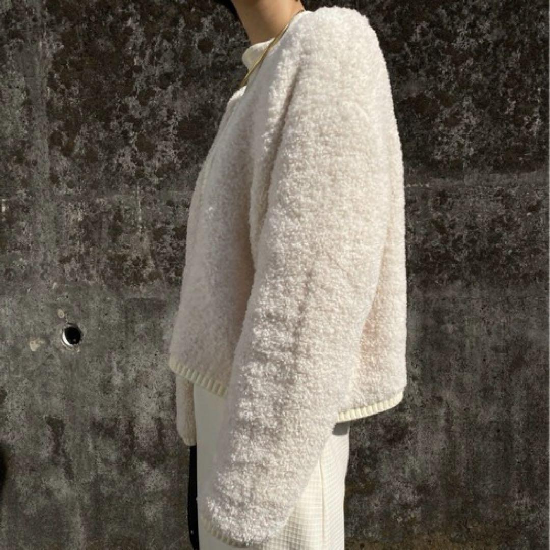 未使用★Ameri★ BOA CROPPED KNIT CARDIGAN★完売★
