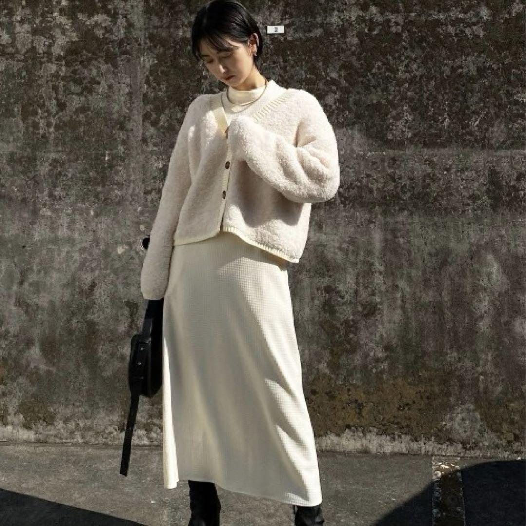 未使用★Ameri★ BOA CROPPED KNIT CARDIGAN★完売★