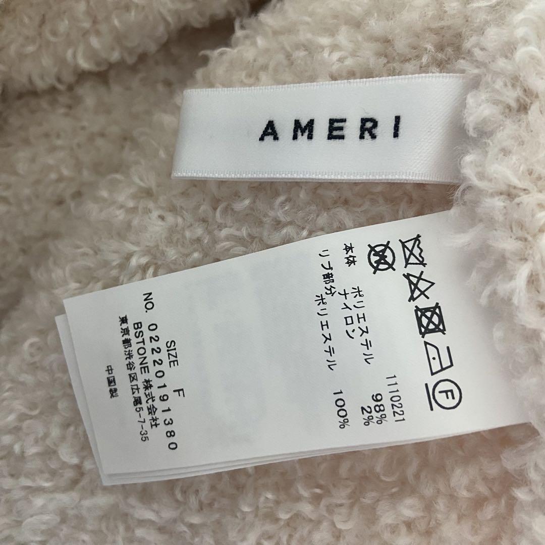 未使用★Ameri★ BOA CROPPED KNIT CARDIGAN★完売★