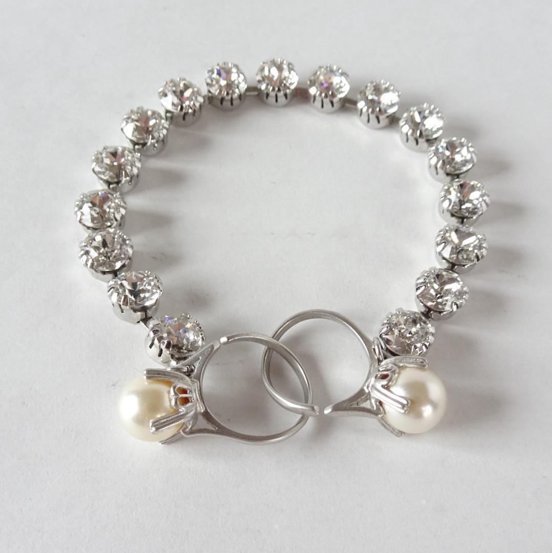 売上実績NO.1 BARNEYS パール スワロフスキー MAYU ブレスレット NEWYORK アクセサリー