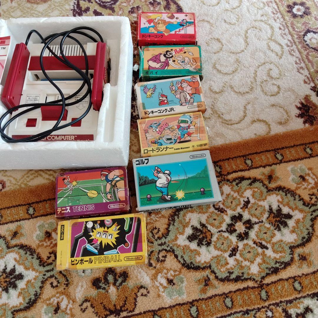 任天堂 ファミリーコンピュータ 本体とゲームソフト7本発送日9月27日〜 YUZUMIYA_COM
