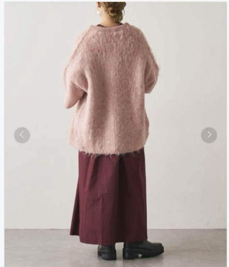 オメカシ Omekashi スーパーシャギーニットコート