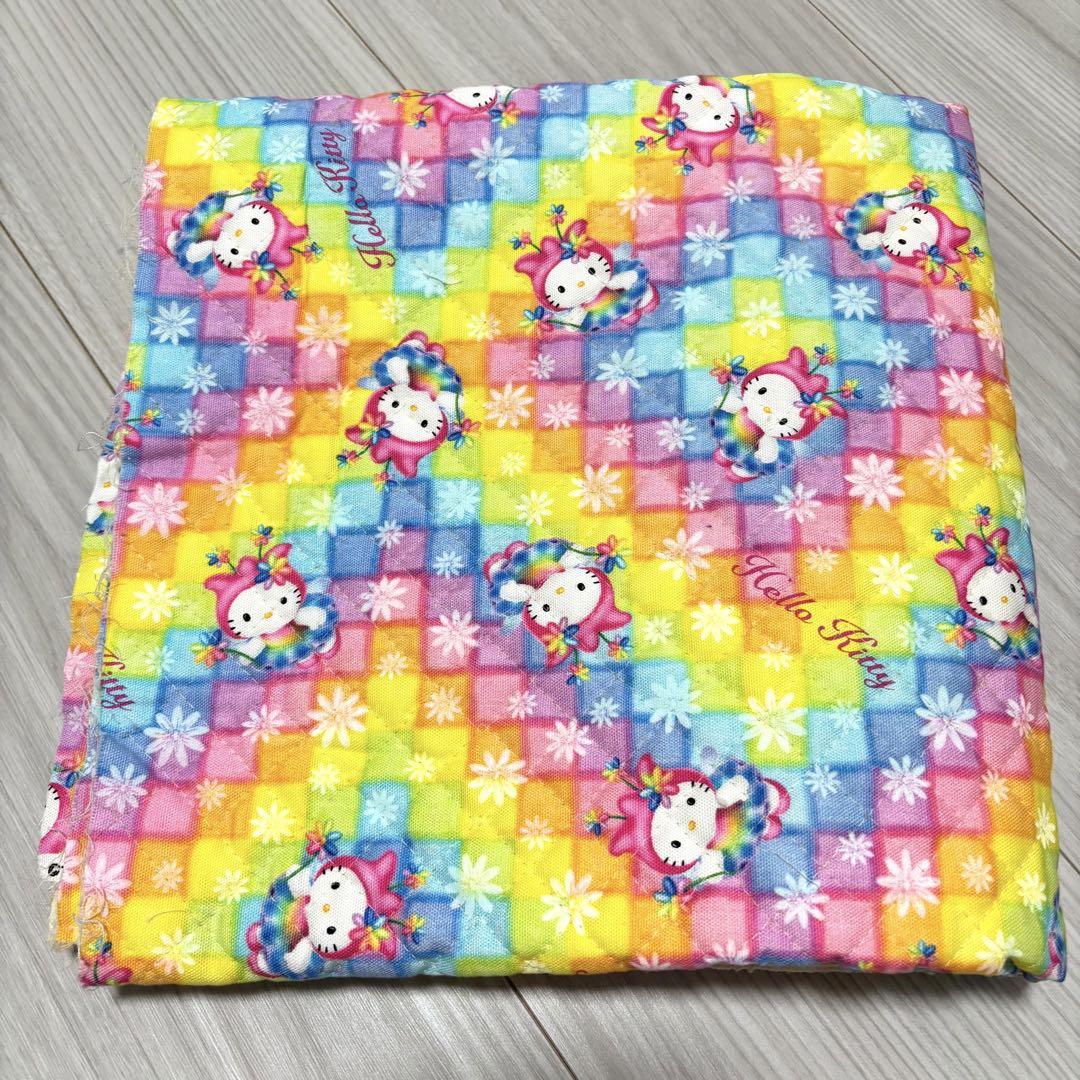 レア　ハローキティ　キルティング生地　約54×107 サンリオ