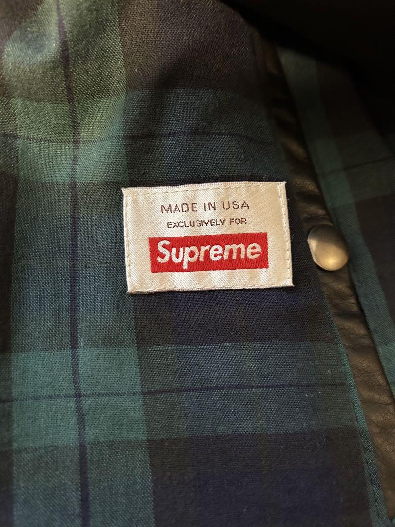 supreme schott ダブル ライダース ジャケット　S ブラック