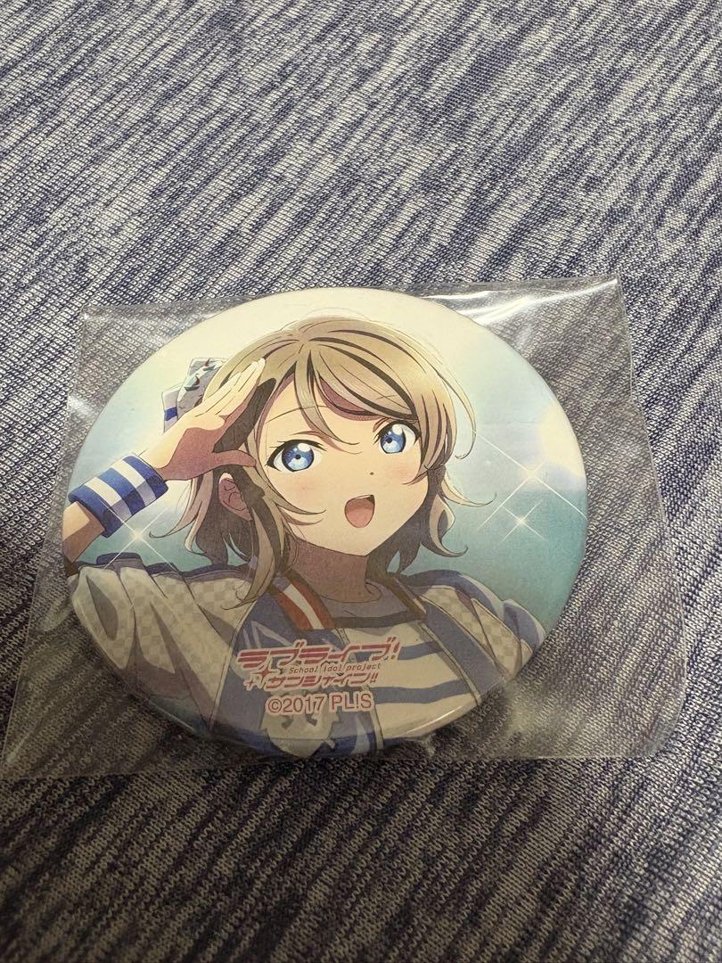 Aqours 地元愛 ガチャ 渡辺曜 缶バッジ ラブライブサンシャイン 沼津地元愛まつり 缶バッジ 渡辺曜 A