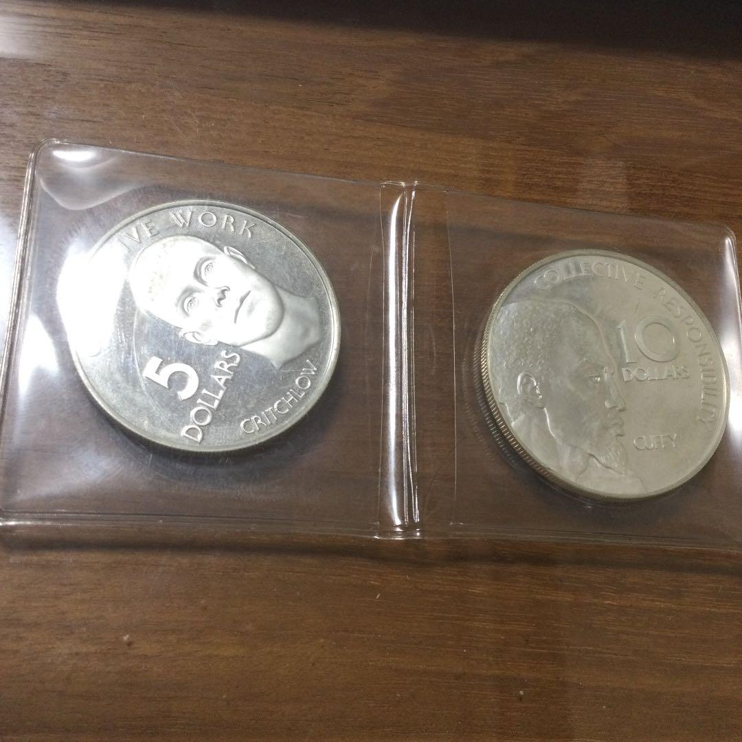 ガイアナ発行銀貨2枚 | elinatencouture.com