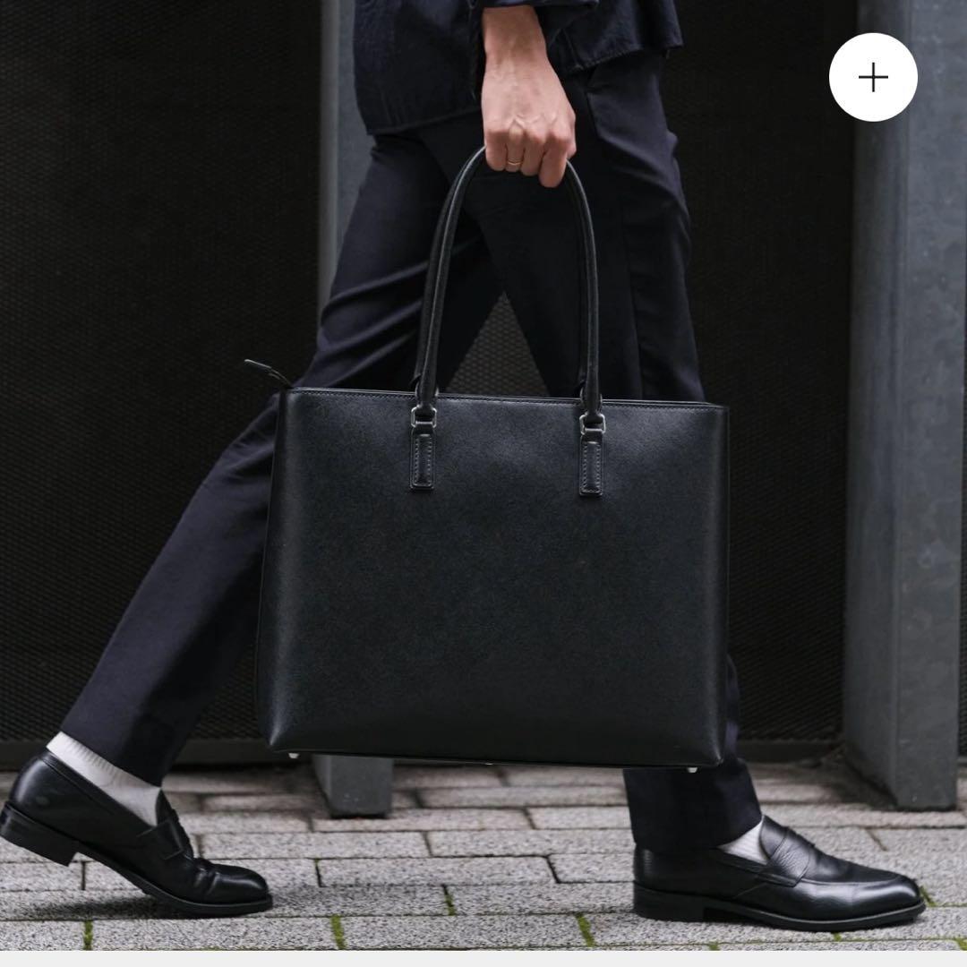 AUCENTIC ITALIAN SAFFIANO LEATHER TOTE（aucentic | 細部まで