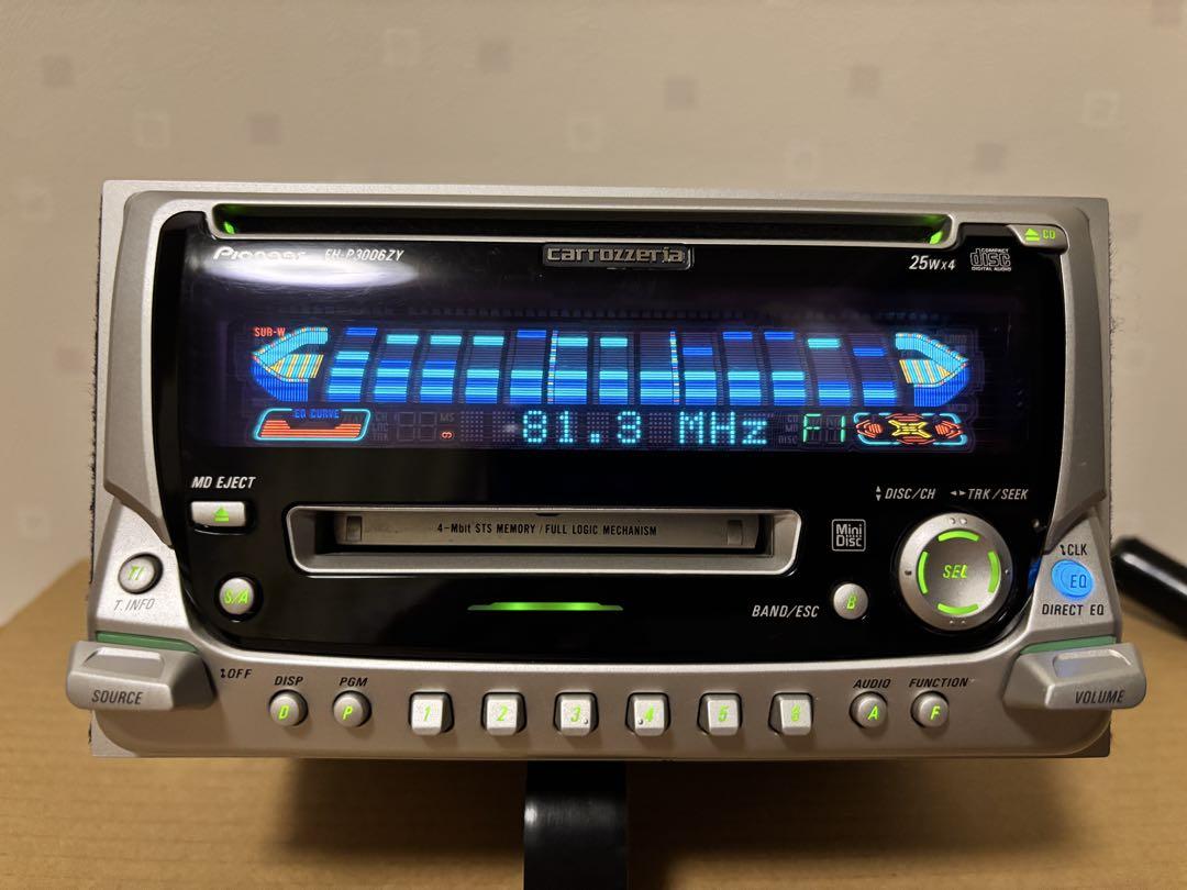 カロッツェリア　2DINデッキ カロッツェリア 2DIN CD MD デッキ FH-P3006zy - メルカリ