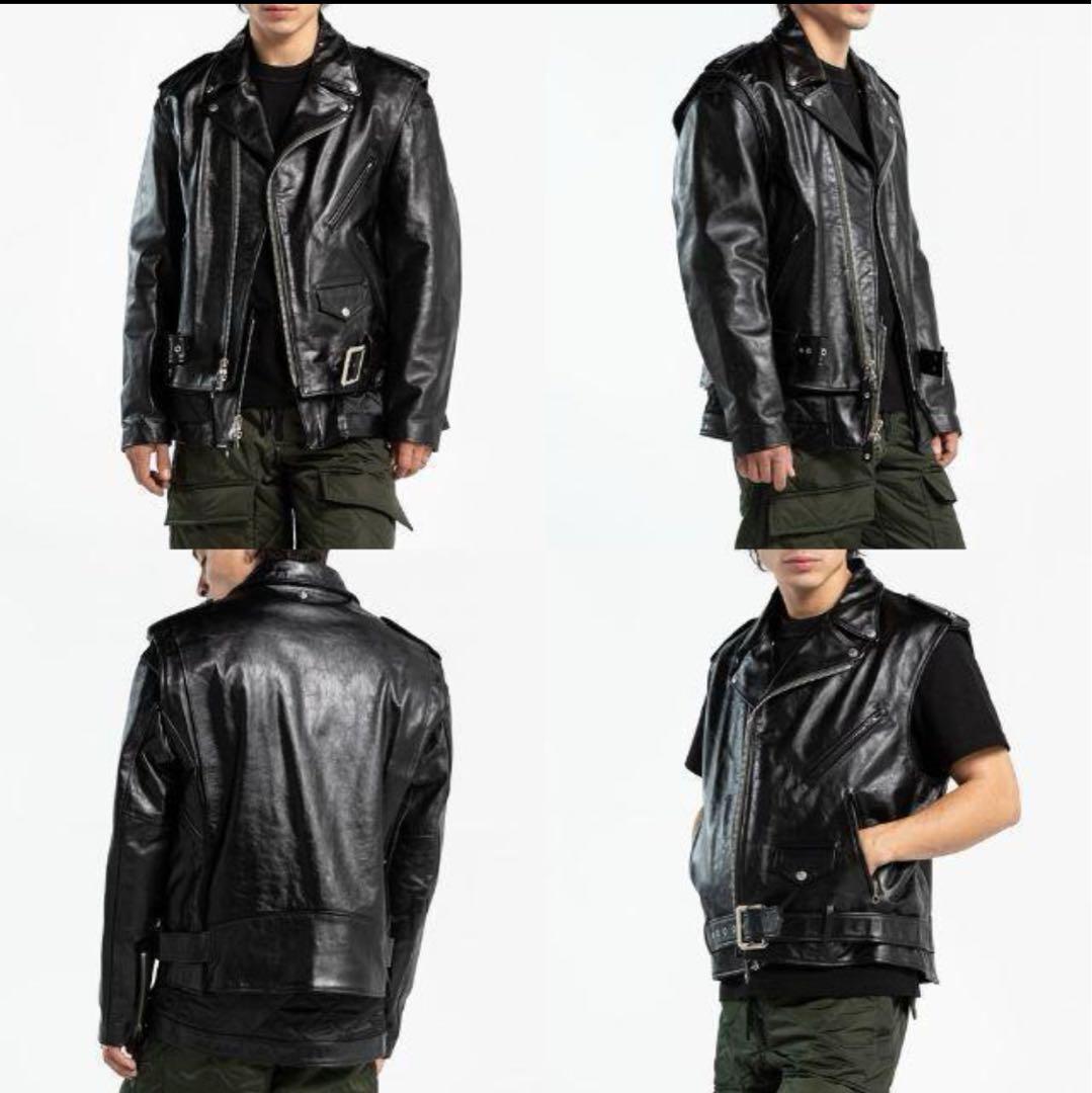 SACAIx Schott サカイxショットダブルライダース新品同様