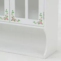 【新品】アンティーク風 調味料ラック ローズ柄　スパイスラック　アウトレット