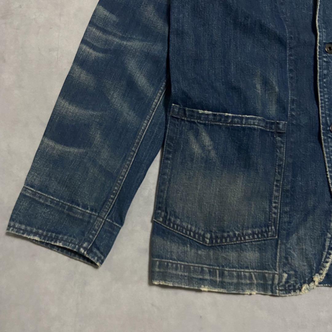RRL ダブルアールエル デニムジャケット 開襟 vintage Y293