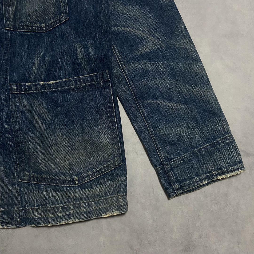 RRL ダブルアールエル デニムジャケット 開襟 vintage Y293