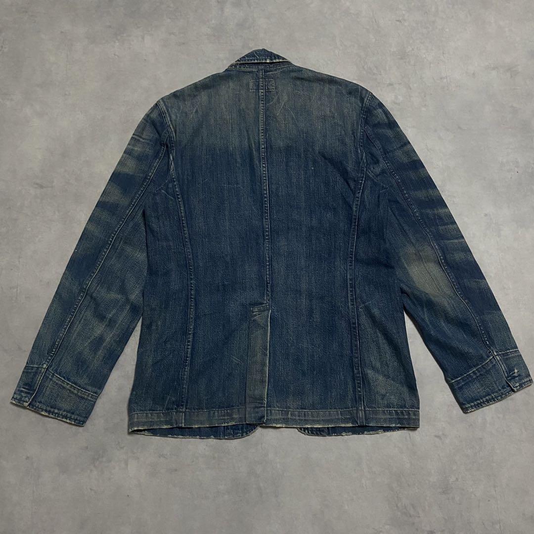 RRL ダブルアールエル デニムジャケット 開襟 vintage Y293