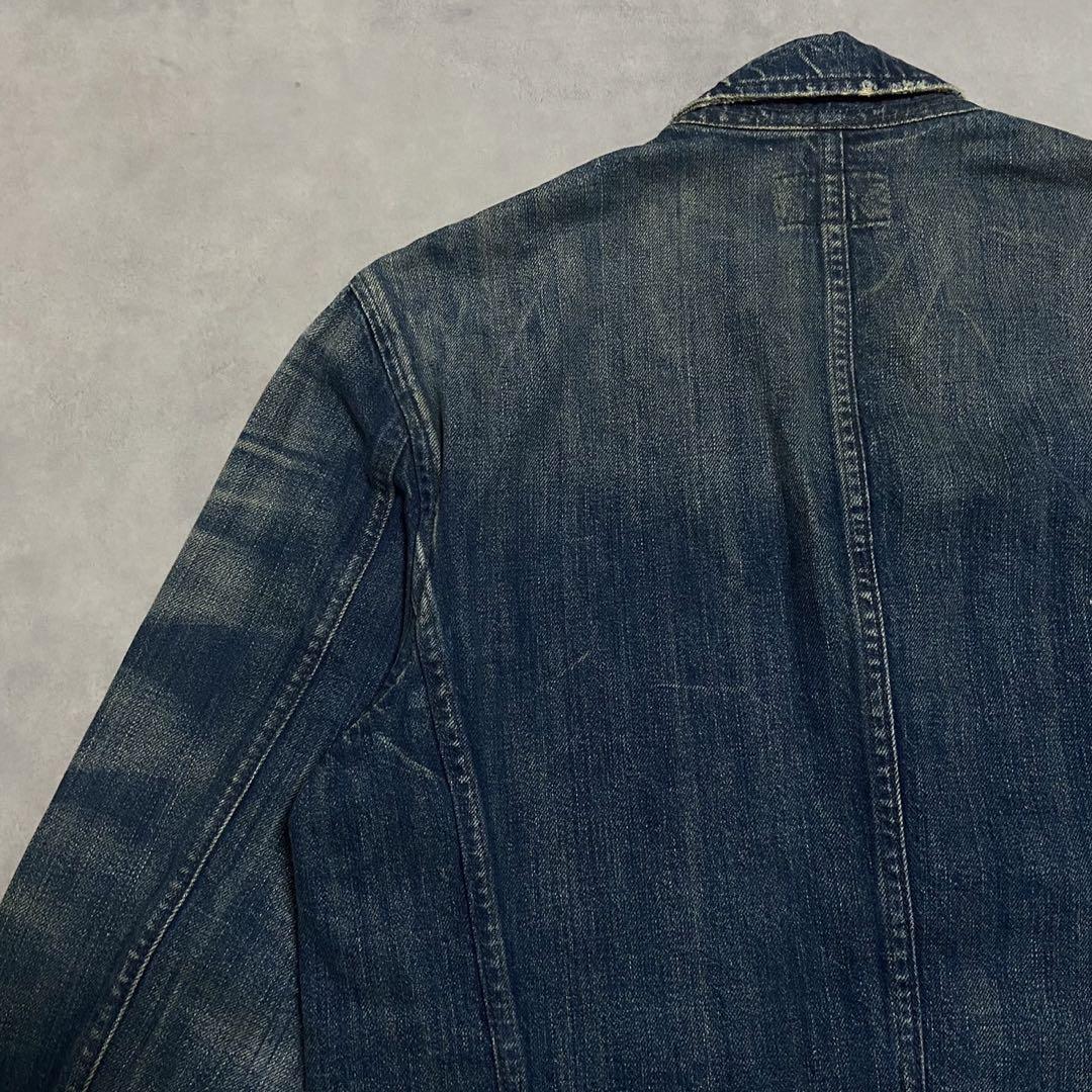 RRL ダブルアールエル デニムジャケット 開襟 vintage Y293