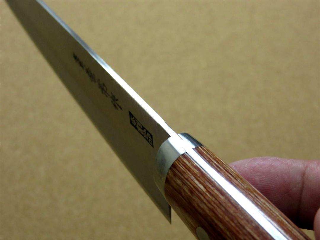 関の刃物 三徳包丁 165mm 兼常 本割込 炭素鋼 白紙2号 両刃 万能