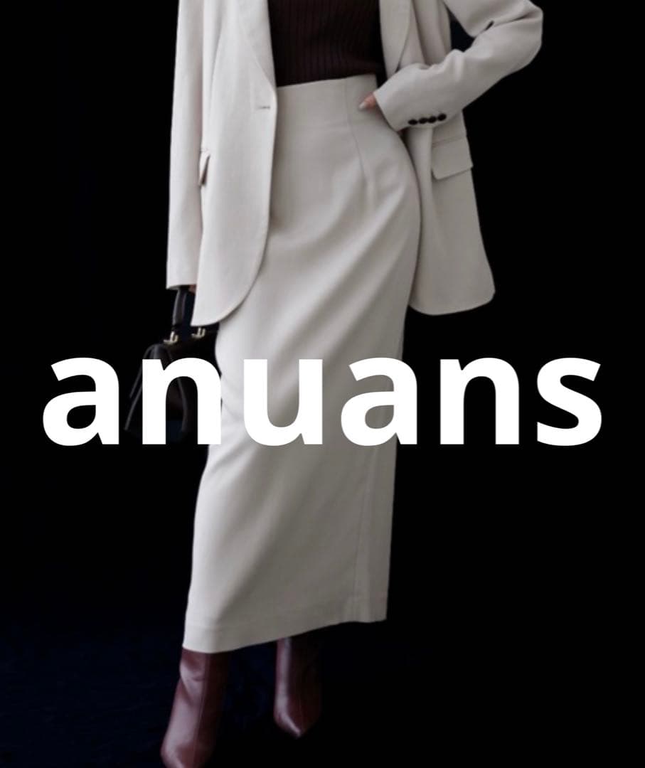 新品未使用 anuans タイトスカート MEDIUM ピンクベージュ