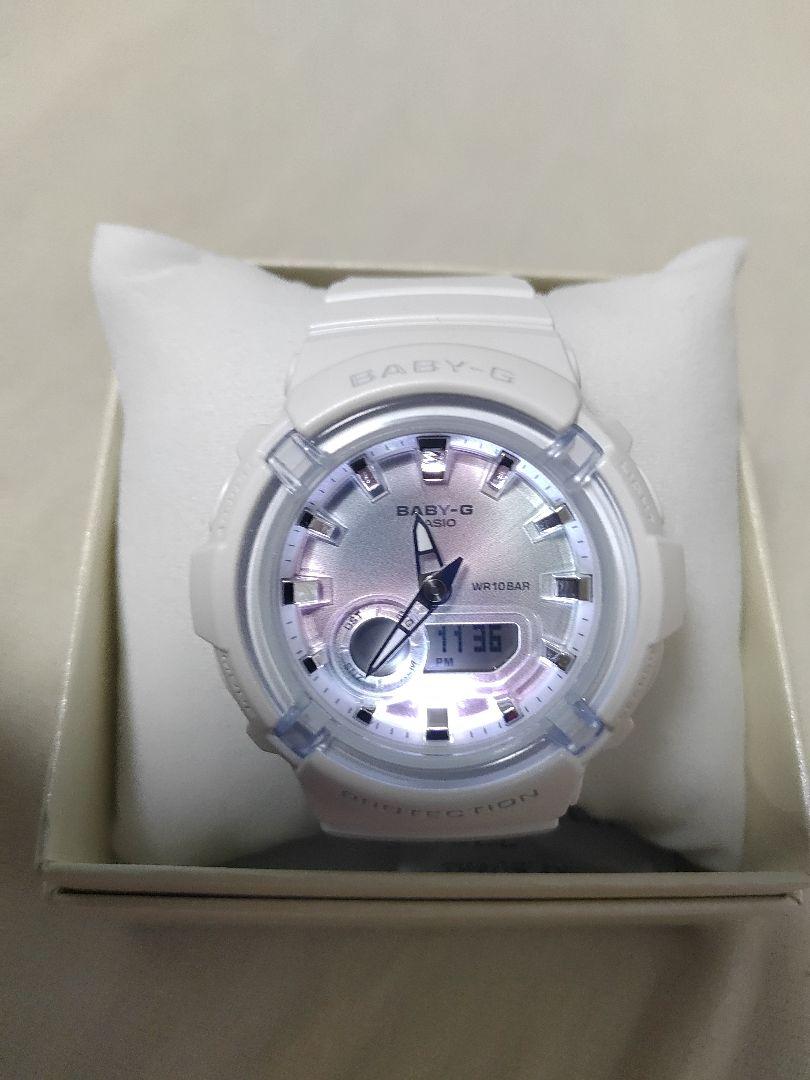 値下げ 美品 中古 CASIO Baby-G ホワイト BGA-280