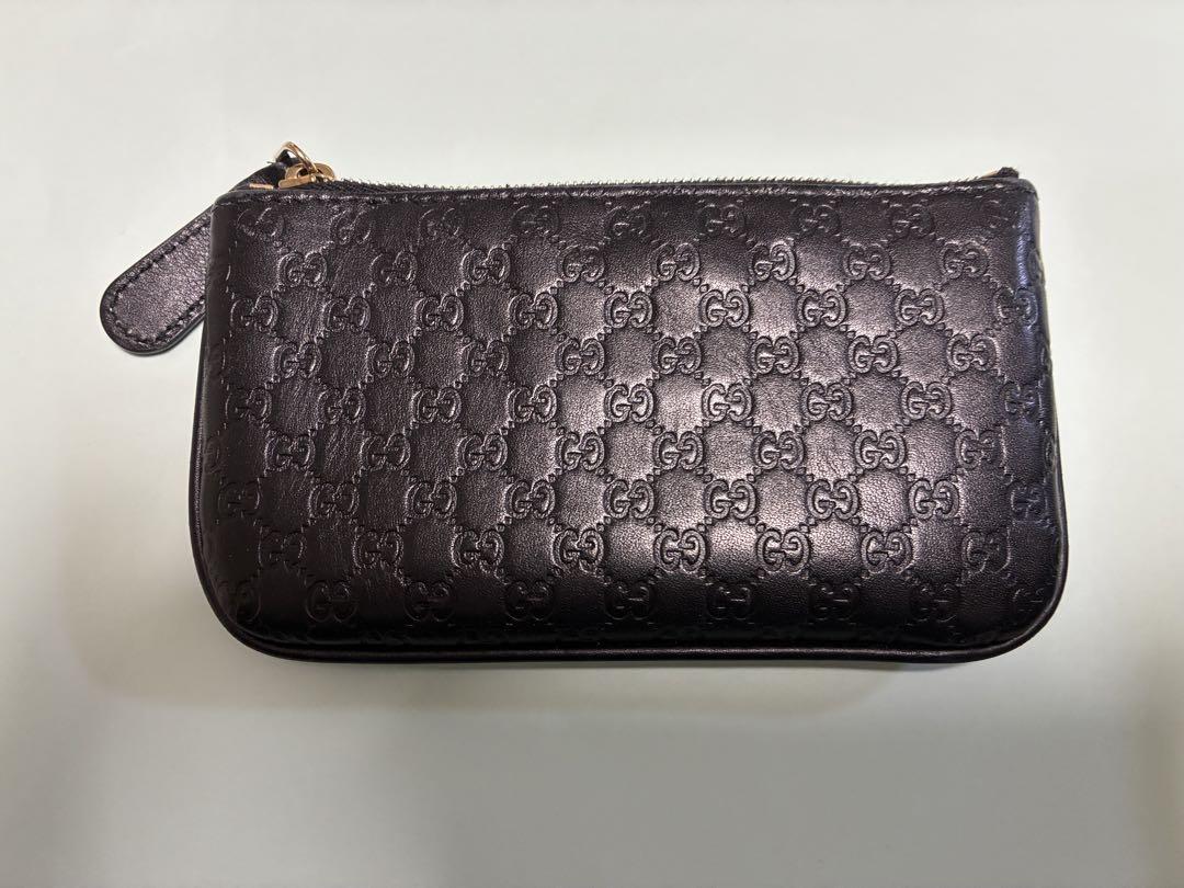 GUCCI ブラックレザー コインケース