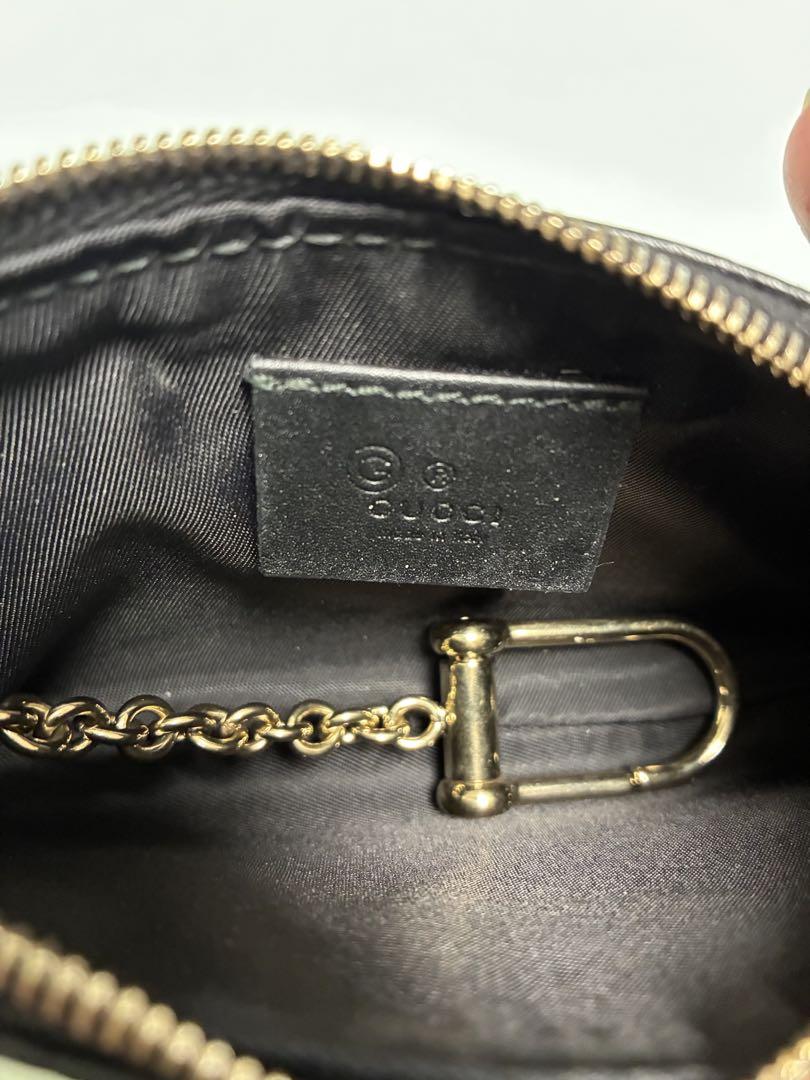GUCCI ブラックレザー コインケース