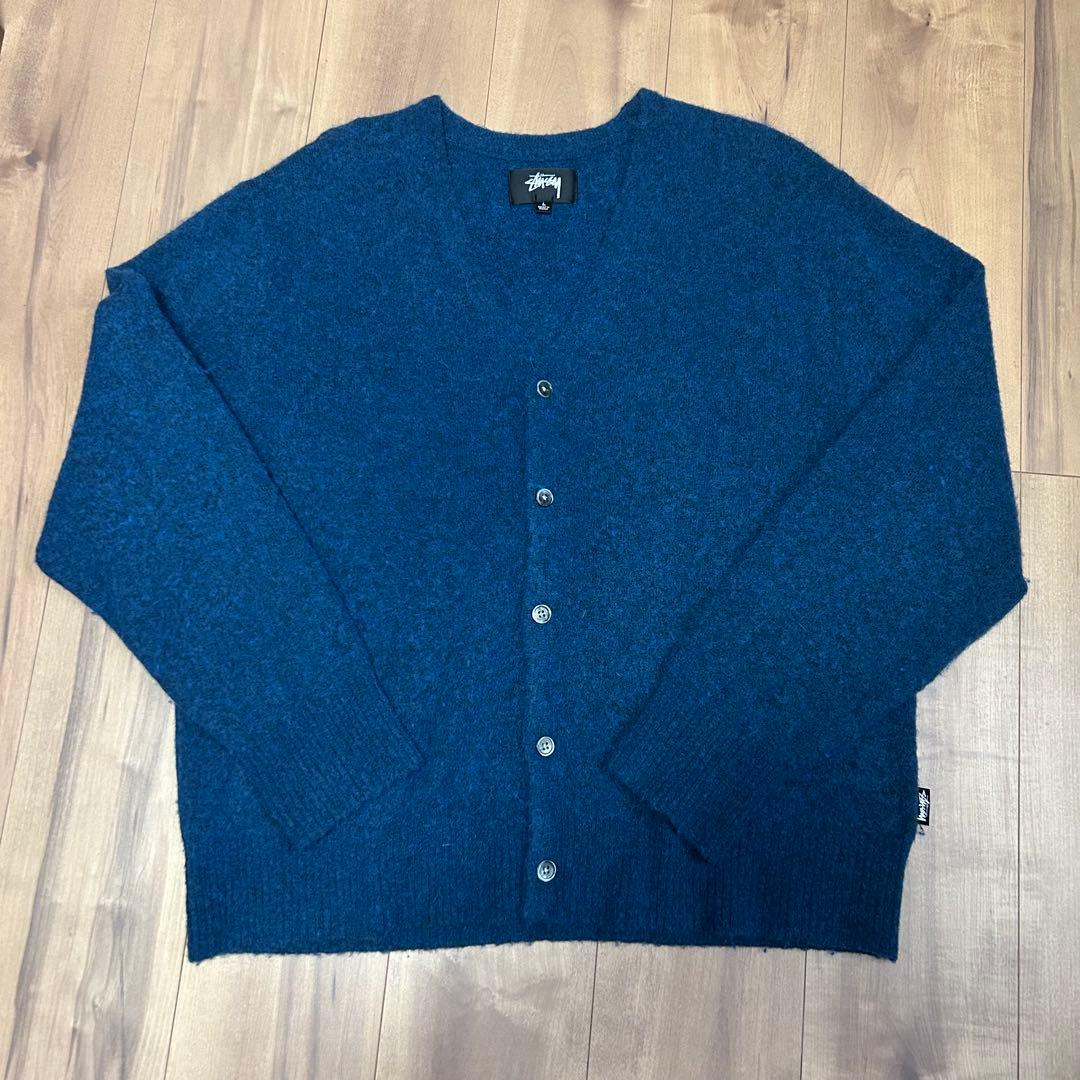 STUSSY BRUSHED CARDIGAN Lサイズ カーディガンL STUSSY