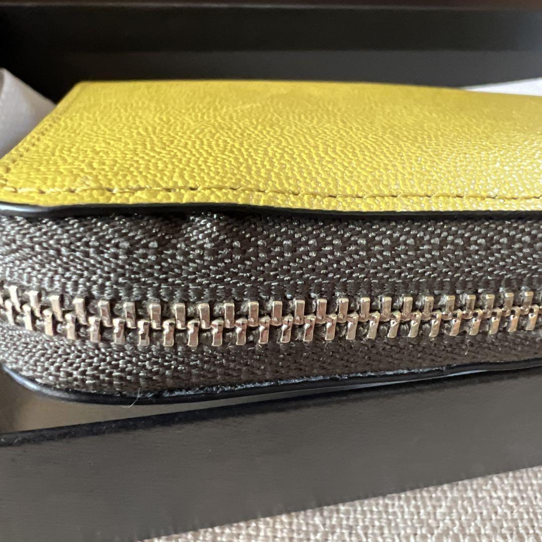 Paul Smith 二つ折り財布 ブラック イエロー