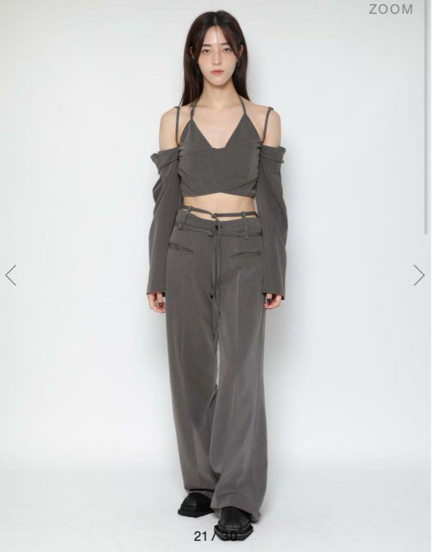 MELT THE LADY denim ”5” slacks pants