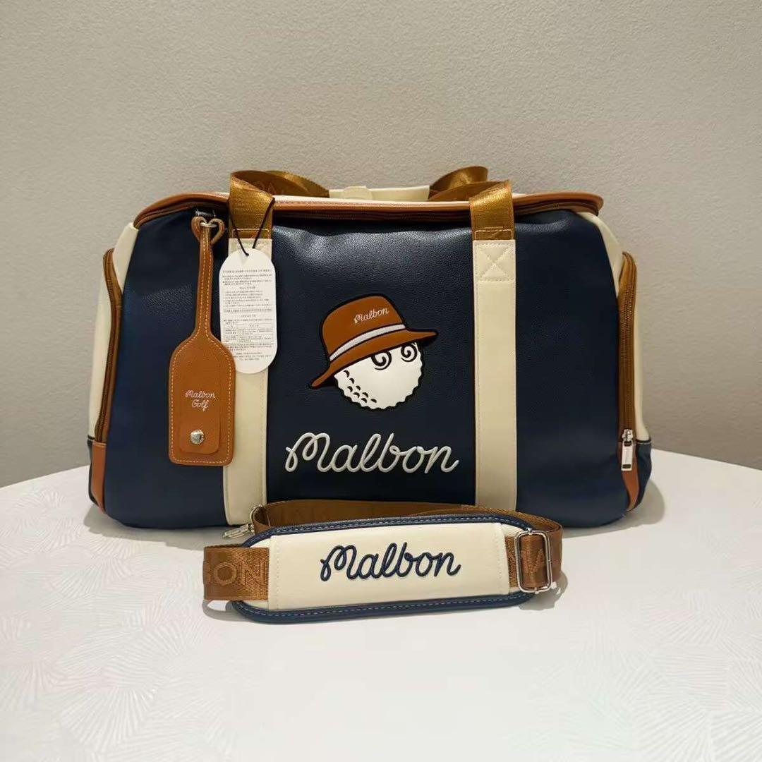 新品マルボンMalbonゴルフバッグ·ボストンバッグ