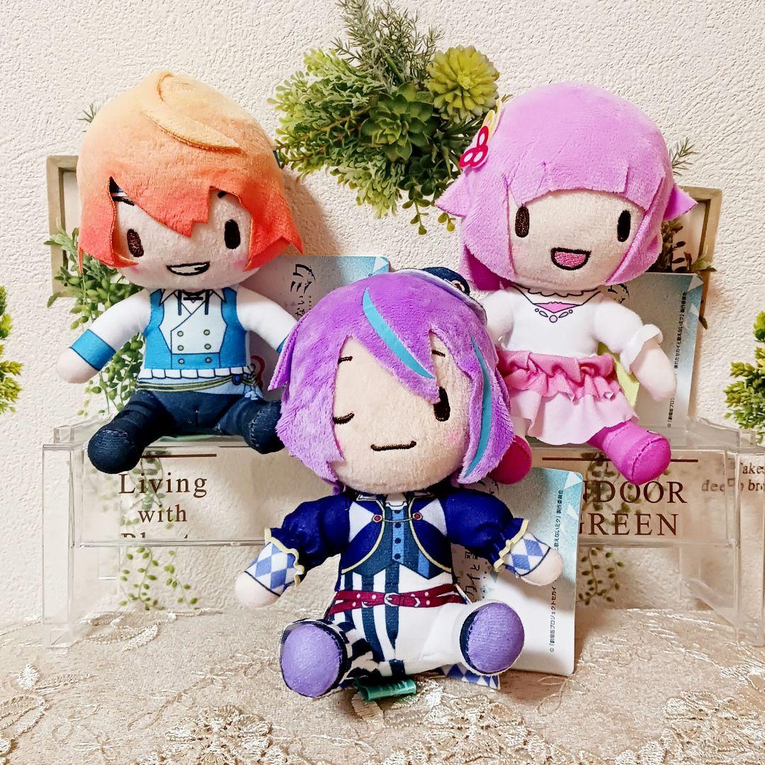 プロセカ ワンダーランズ×ショウタイム ふわぷち ミニぬいぐるみ マスコット4種 劇場版プロジェクトセカイ 壊れたセカイと歌えないミク」 ふわ