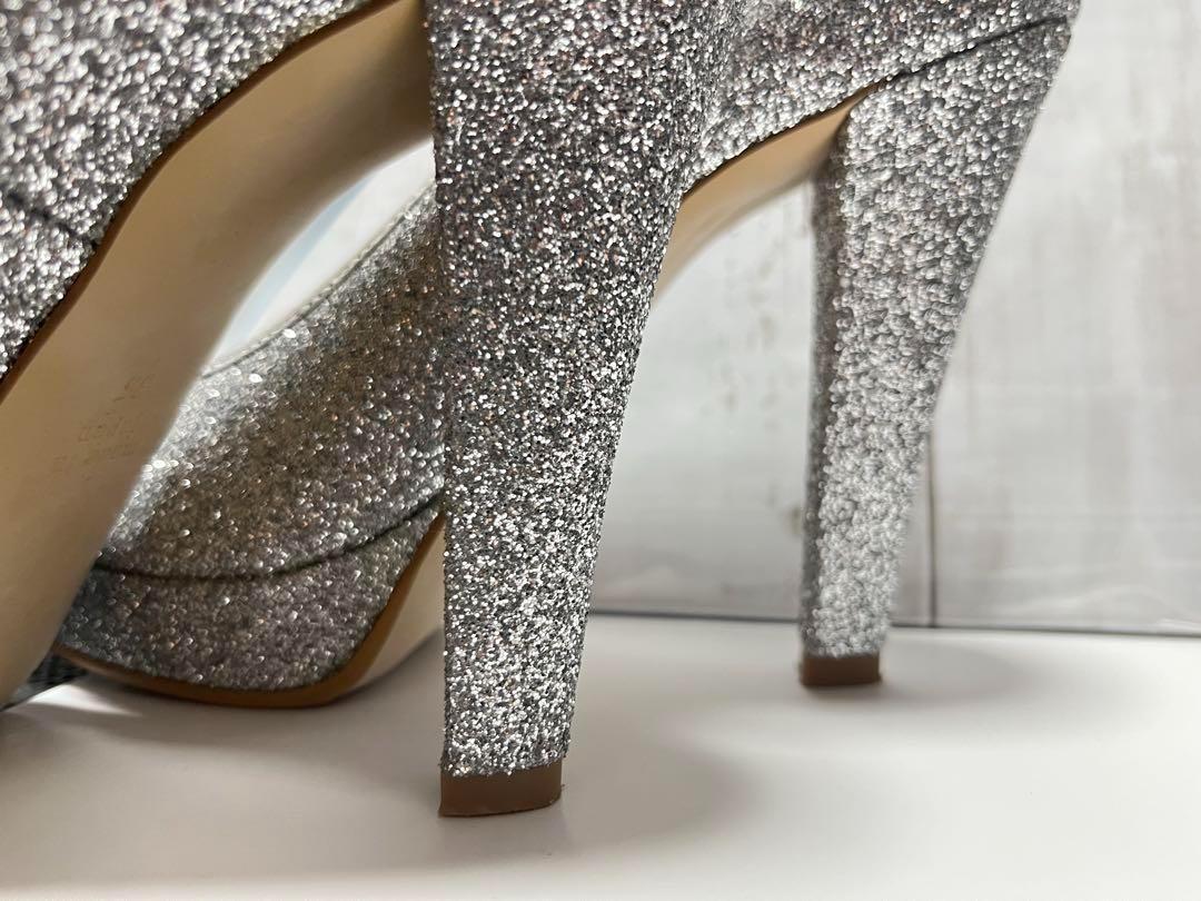 Glitter / Close Toe / 12cm / Silver 【1123 SVG】 – BENIR