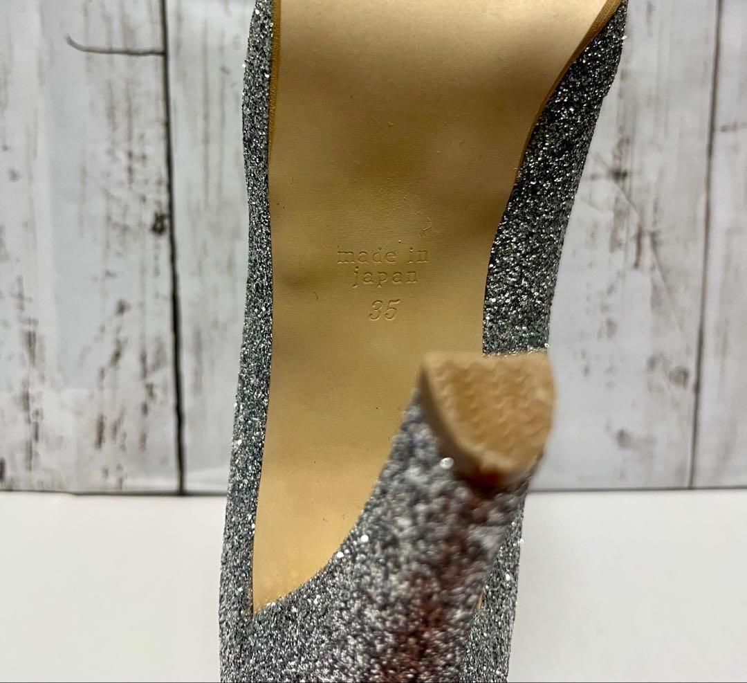 BENIR ウェディングシューズ　シルバー　グリッター　22.5センチ BENIR ウェディングシューズ グリッター シルバー 22.5センチ 靴